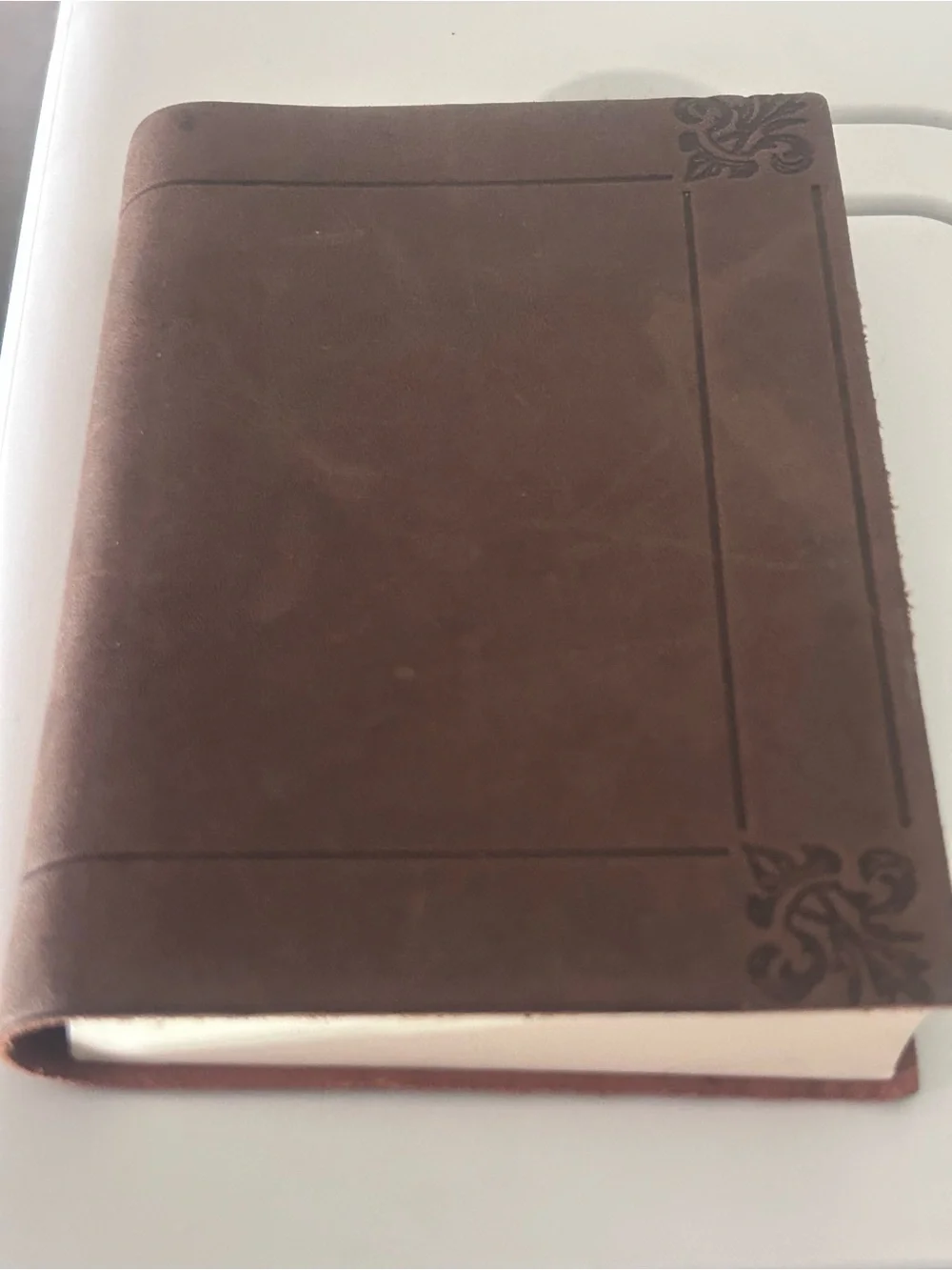 Leather bound Italian handmade leather journal!